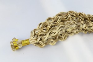 Qingdao JMXY Hair Extension virgin cuticle top grade handtied human hair weft 100% Human Hair