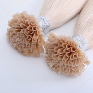 Prebonded Hair Double Drawn U tip Hair Extensions Wholesale Keratin Nail Tip Hair Extension