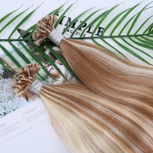 Prebonded Hair Double Drawn U tip Hair Extensions Wholesale Keratin Nail Tip Hair Extension