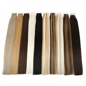 Wholesale high quality Skin Weft Tape Remy Hair Natural Invisible PU Tape In Human Hair Extensions