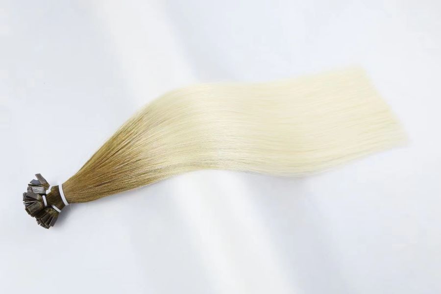 Flat tip virgin human hair
