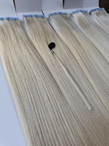 Tape in Hair extension 100% virgin human hair blonde color fast delivery